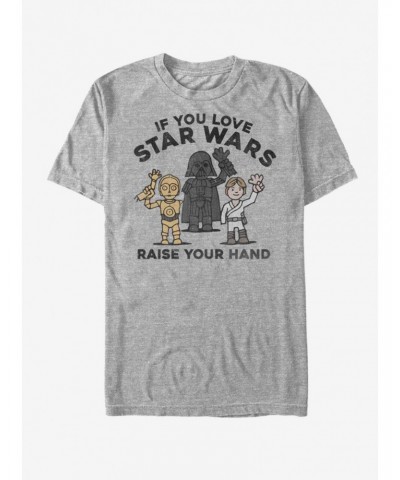 Star Wars Raise Your Hands T-Shirt $4.81 T-Shirts